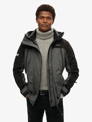 Superdry Grey Textured Ultimate Windbreaker Jacket - Image 2 of 4