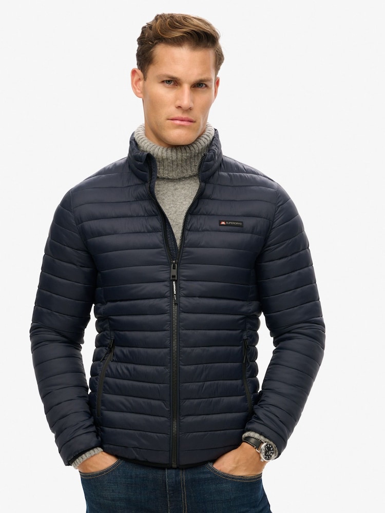 Superdry Blue Non Hooded Fuji Lite Jacket - Image 1 of 4