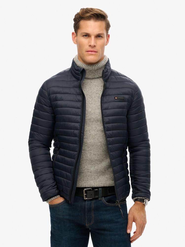 Superdry Blue Non Hooded Fuji Lite Jacket - Image 2 of 4