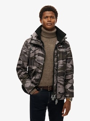 Superdry Grey Hooded Mountain Windbreaker Jacket - Image 1 of 1