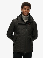 Superdry Black Hooded Mountain Windbreaker Jacket - Image 1 of 1