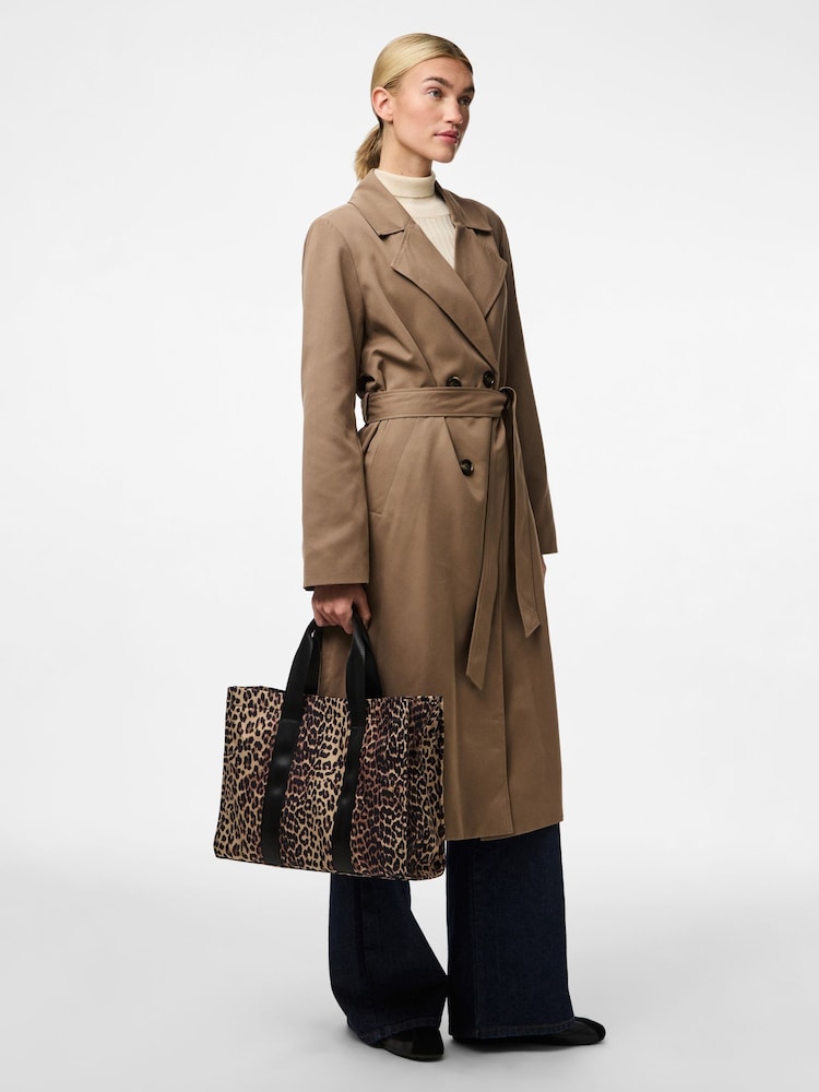 PIECES Leopard Shopper Bag - Bild 2 von 4