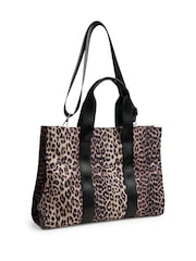 PIECES Leopard Shopper Bag - Bild 3 von 4