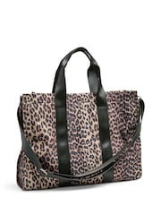 PIECES Leopard Shopper Bag - Bild 4 von 4