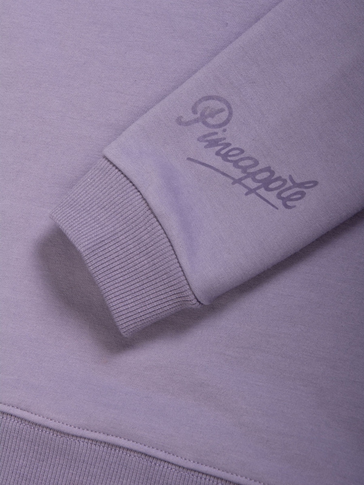 Pineapple Purple Womens Off Shoulder Longline Sweatshirt - Image 8 of 8