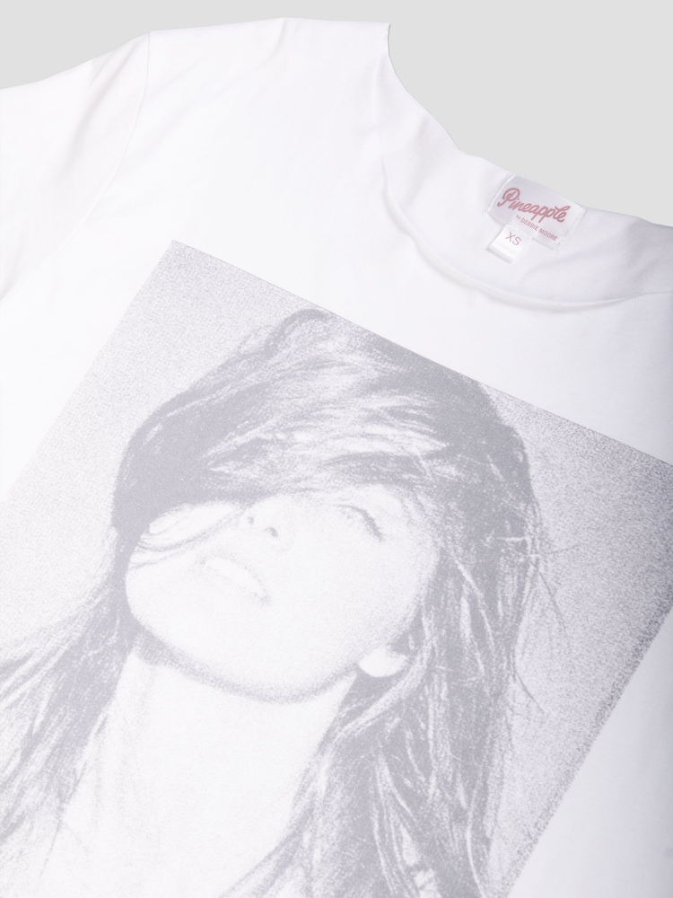 Pineapple White Vintage Graphic 100% Cotton T-Shirt - Image 8 of 8