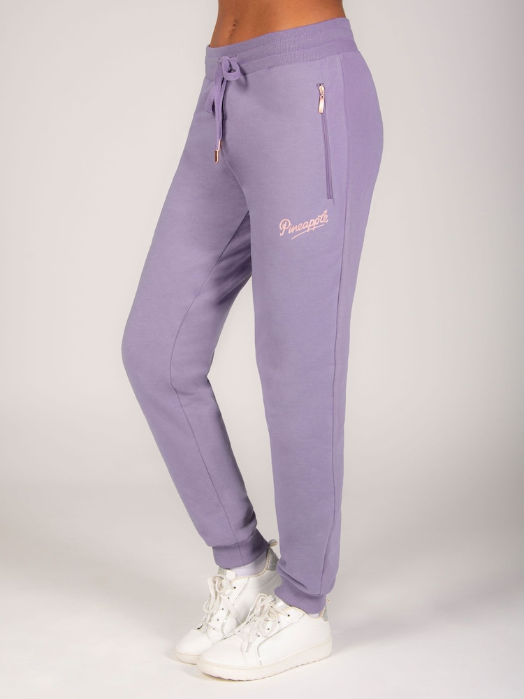 Pineapple Purple Skinny Zip Joggers - Image 1 of 8