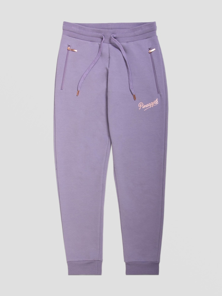 Paars - Skinny joggingbroek met ananasprint en rits - Image 7 of 8