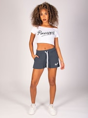 Pineapple Grey Retro Shorts - Image 3 of 6
