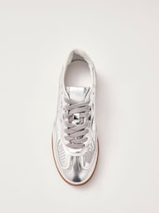 Alohas Silver Tb.490 Rife Shimmer Leather Sneakers - Image 4 of 4