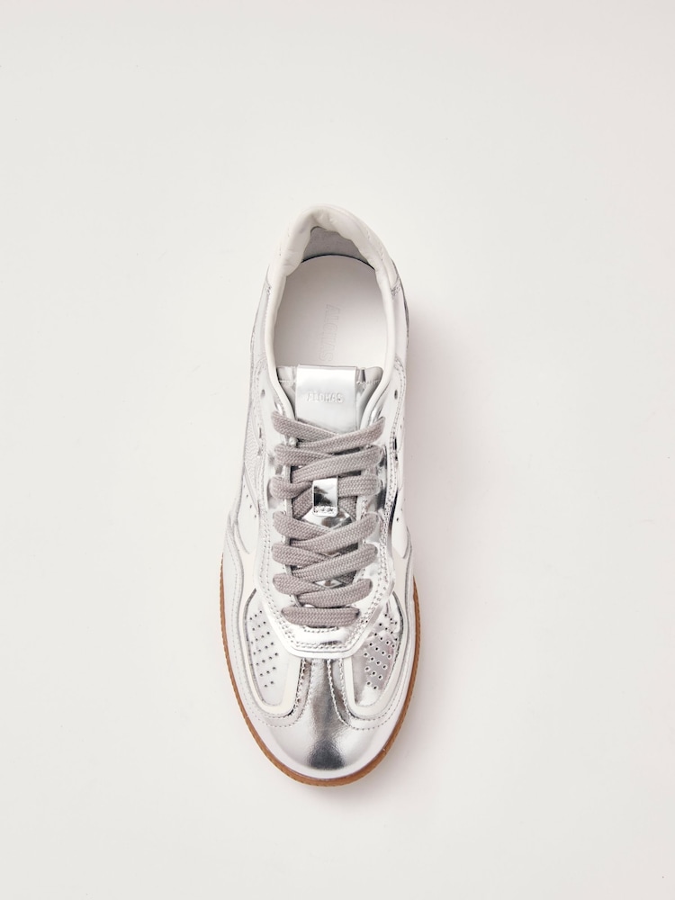 Alohas Silver Tb.490 Rife Shimmer Leather Sneakers - Image 4 of 4