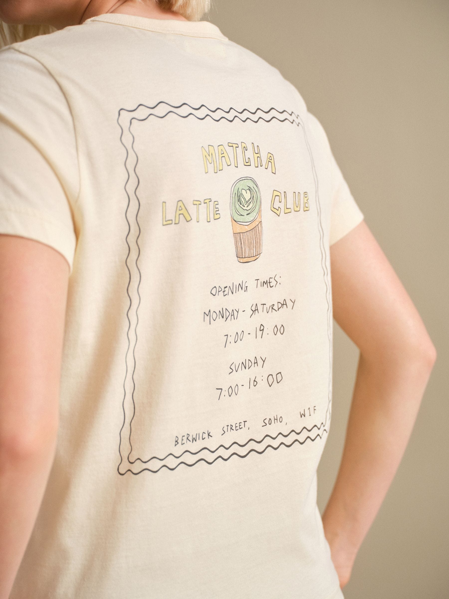 Buy Butter Yellow Matcha Graphic Essential Pure Cotton Short