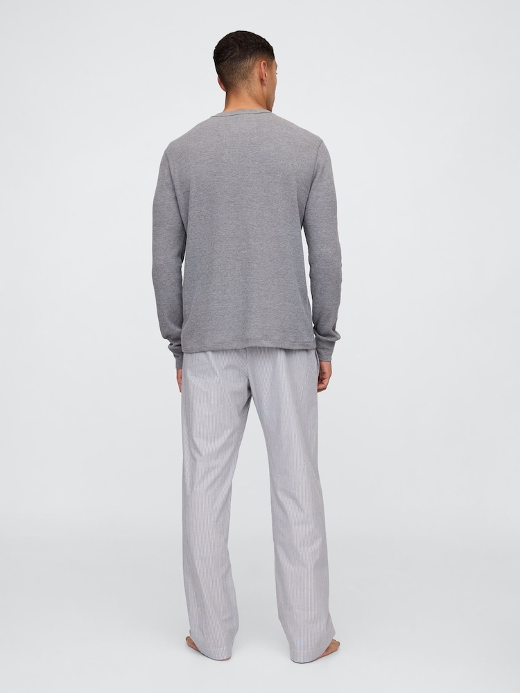 Harmaa - Gap Popliini-pyjaman alaosat - Kuva 2 / 4