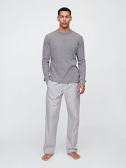 Harmaa - Gap Popliini-pyjaman alaosat - Kuva 3 / 4
