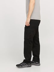 Черный - JACK & JONES брюки-карго свободного кроя - Изображение 4 из 7
