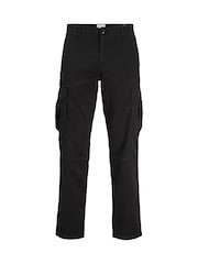 Черный - JACK & JONES брюки-карго свободного кроя - Изображение 6 из 7