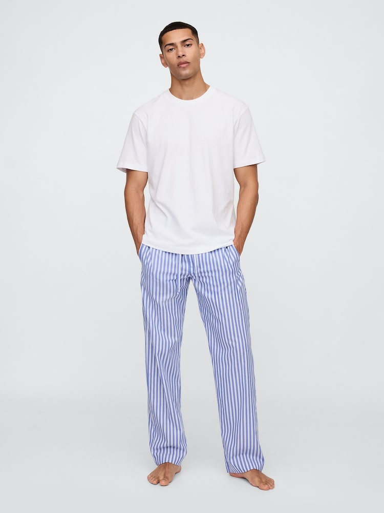Sininen Raita - Gap Popliini-pyjaman alaosat - Kuva 1 / 3