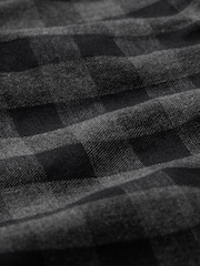 Gap Black/Grey Check Soft Cotton Pyjama Bottoms - Image 4 of 4
