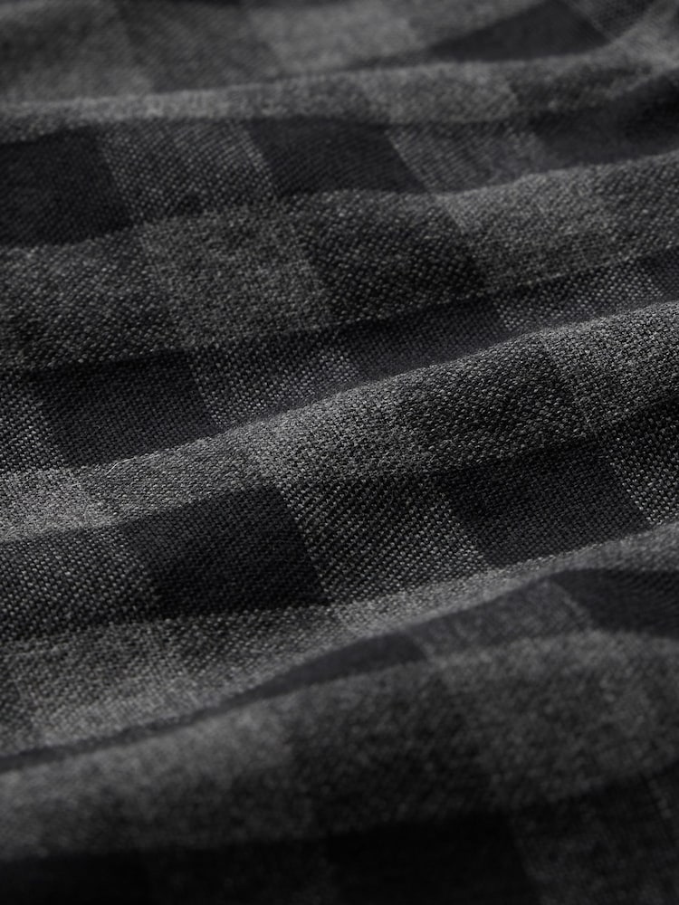 Gap Black/Grey Check Soft Cotton Pyjama Bottoms - Image 4 of 4