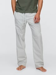 Gap Green Check Cotton Poplin Pyjama Bottoms - Image 1 of 4