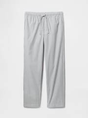 Gap Green Check Cotton Poplin Pyjama Bottoms - Image 4 of 4