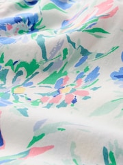 Wit/blauw gebloemd - Gap katoenen poplin pyjamabroek - Image 4 of 4