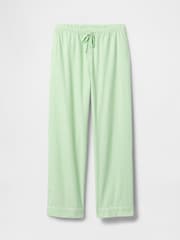 Gap Green Stripe Trouser Cotton Poplin Pyjama Bottoms - Image 3 of 4
