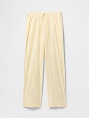 Geel gestreept - Gap katoenen poplin pyjamabroek - Image 3 of 4