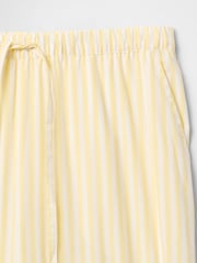 Geel gestreept - Gap katoenen poplin pyjamabroek - Image 4 of 4