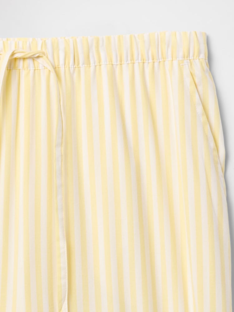 Geel gestreept - Gap katoenen poplin pyjamabroek - Image 4 of 4