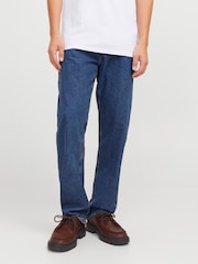JACK & JONES Blue Chris Relaxed Fit Jeans - Image 2 of 5