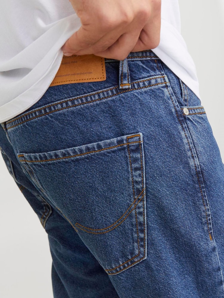 JACK & JONES Blue Chris Relaxed Fit Jeans - Image 5 of 5
