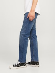 JACK & JONES Blue Mike Tapered Fit Jeans - Image 3 of 5