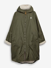 Khaki Green Active Swim Changing Robe - Image 6 of 6