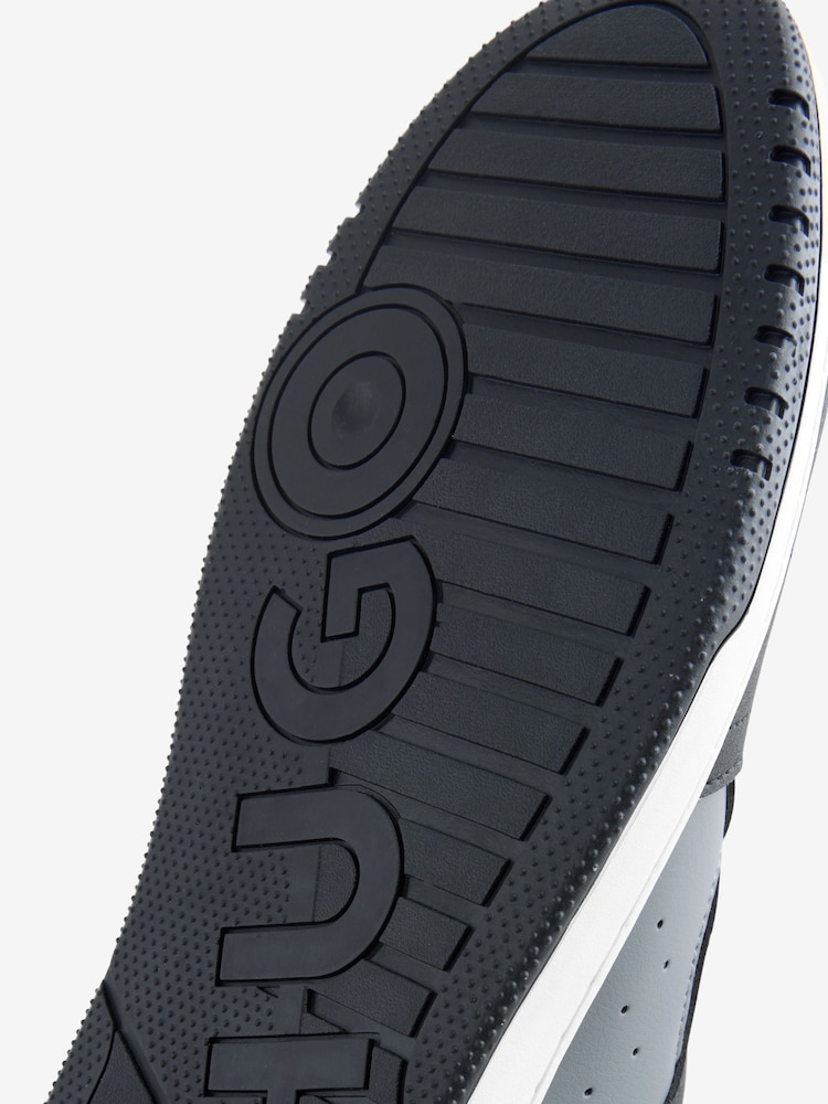 HUGO Grey Hadrian Trainers - Image 4 of 5