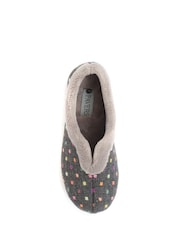 Pavers Grey Polka Dot Slippers - Image 4 of 5