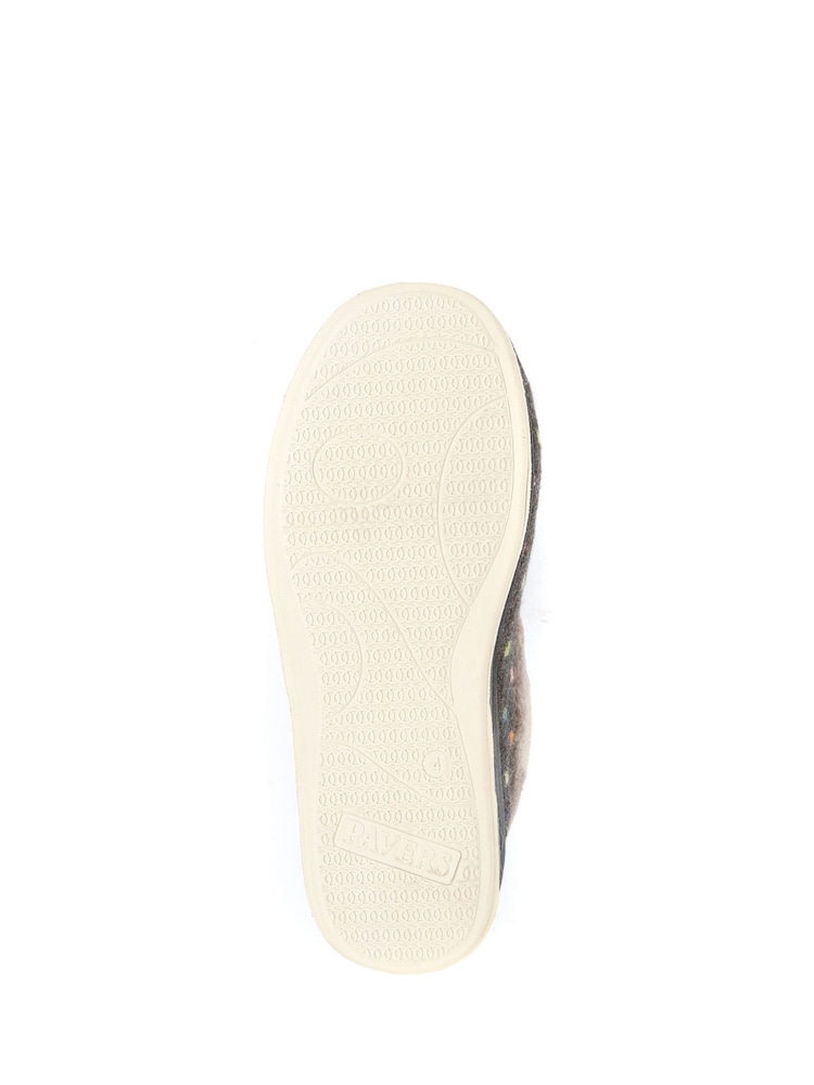Pavers Grey Polka Dot Slippers - Image 5 of 5