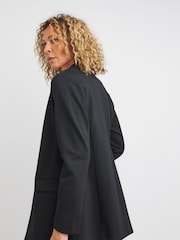 JD Williams Black Ponte Edge To Edge Blazer - Image 2 of 3