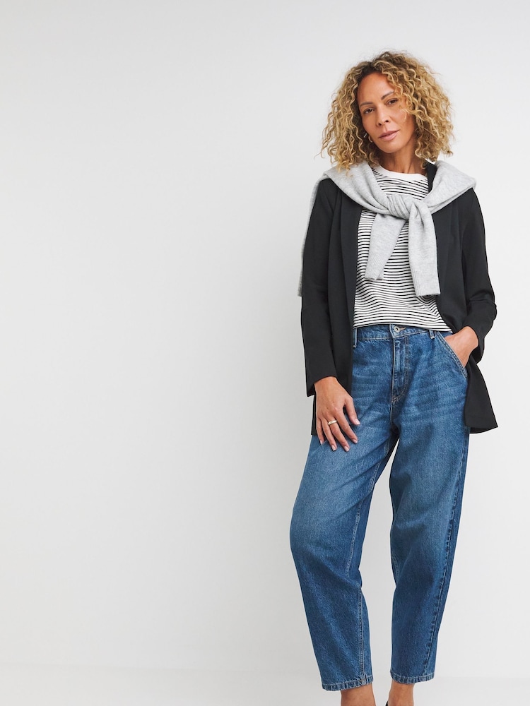 JD Williams Black Ponte Edge To Edge Blazer - Image 3 of 3 JD Williams Black Ponte Edge To Edge Blazer - Image 3 of 3