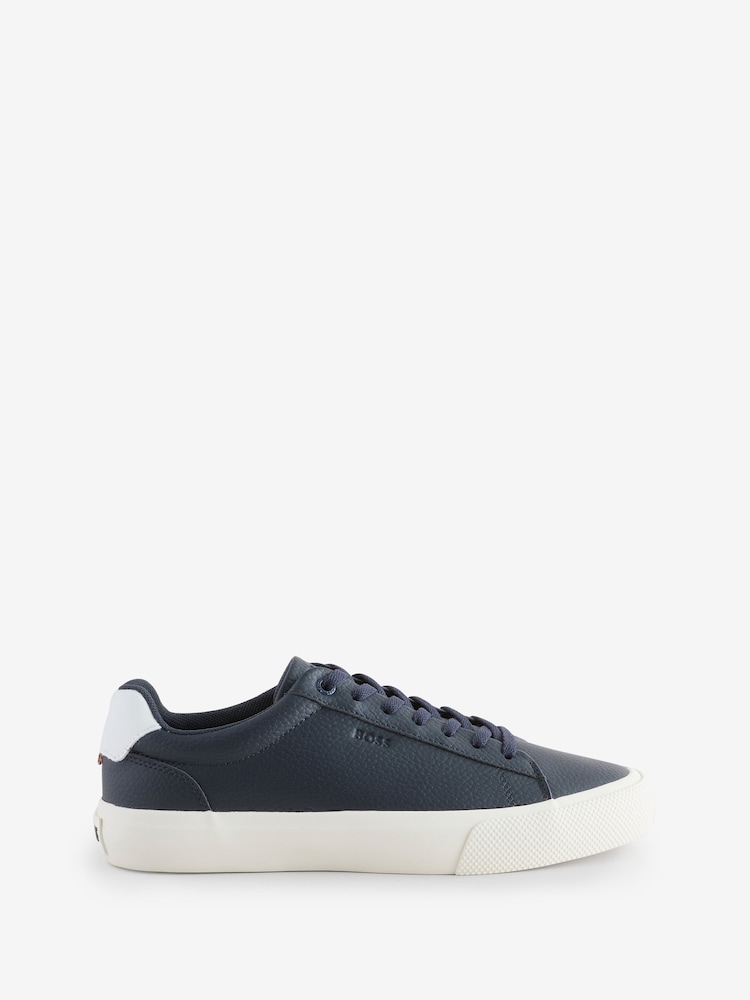 BOSS Blue Aiden Logo Trainers - Image 1 of 4