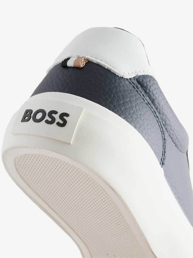 BOSS Blue Aiden Logo Trainers - Image 4 of 4