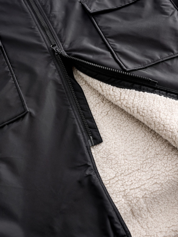 Black Active Swim Changing Robe - Image 10 of 10