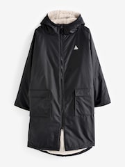 Black Active Swim Changing Robe - Image 8 of 10