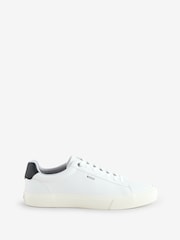 BOSS White Aiden Logo Trainers - Image 1 of 4