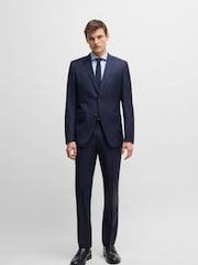 BOSS Sky Blue Slim Fit Hank Shirt - Image 3 of 6