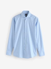 BOSS Sky Blue Slim Fit Hank Shirt - Image 6 of 6