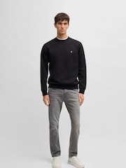 BOSS White Clint Stripe Detail Logo Trainers - Image 5 of 5