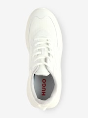 HUGO White Leon Runner Trainers - Image 4 of 7