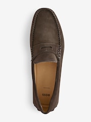 BOSS Dark Brown Noel Loafers - Image 3 of 5