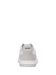 HUGO Light Grey Hadrian Trainers - Image 1 of 4